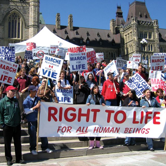 The annual March for Life is one way pro-lifers have been protesting against the fact Canada has no law against abortion