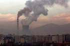 Smoke rises from a coal-fired power plant in Obilic, Kosovo.