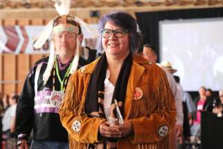 RoseAnne Archibald, shown in this 2018 file photo, has been elected the new national chief of the Assembly of First Nations in Canada.