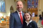Tim Hudak pictured with his daughter Miller, a Grade 10 student at Loretto Abbey. 
