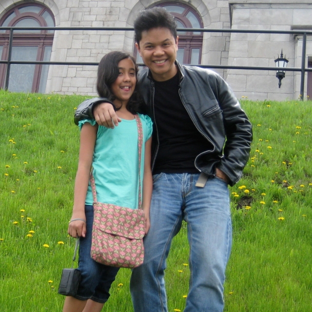Noel Ocol says spending time with his daughters, nine-year-old Aramayah, pictured, and Persephene, six, will hopefully instil the values of chivalry and respect, as well as set a high standard for their future boyfriends. In his blog, Ocol talks about the challenges of raising two daughters in “a world where modern pop-culture causes girls to see themselves as sexual objects.