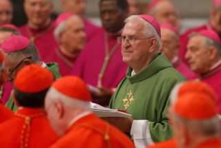Archbishop Joseph E. Kurtz of Louisville, Ky., president of the U.S. Conference of Catholic Bishops, said he hoped the final report of the Synod of Bishops on the family would improve.