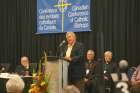 Irving Papineau, a Mohawk from Akwesasne, addressed the Canadian bishops Sept. 27 on the Church response to the TRC’s Calls to Action.