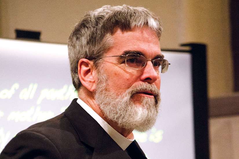Br. Guy Consolmagno delivers the Faith and Reason Lecture at the Newman Centre in Toronto Feb. 8.