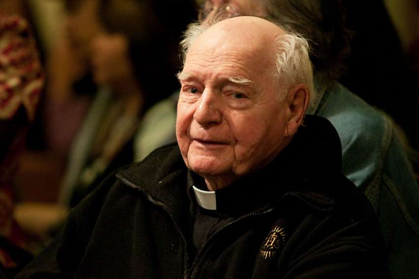 After 73 years living under vows of poverty, chastity and obedience with the Jesuits, Fr. Bill German died July 4 at the age of 92.