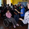 Grade 10 students from St. Jean de Brebeuf Catholic High School dance with special needs clients at St. Jude’s Academy of the Arts.