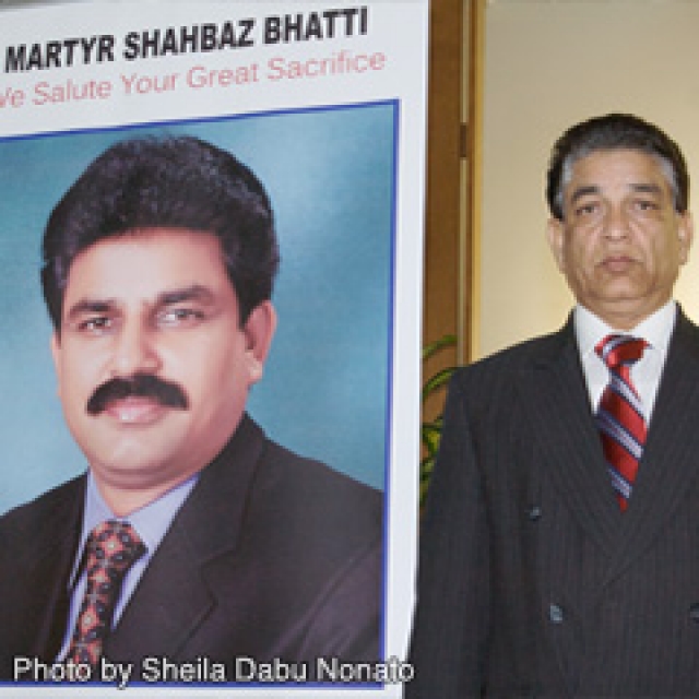 Shabhaz Bhatti&#039;s brother, Peter