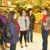 Registered dietitian Ashley Nicholas speaks to participants on the grocery tour of Loblaws at Faith Connections’ Keeping the Temple Healthy event.