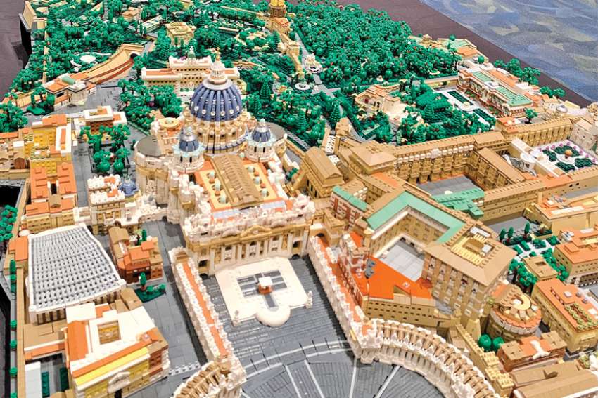 Rocco Buttliere, a LEGO architect from Chicago, created this 67,000-piece LEGO Vatican City State replica.