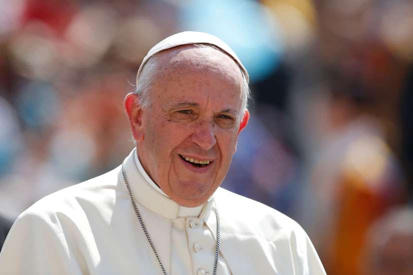 Pope Francis pictured during a jubilee audience in St. Peter&#039;s Square at the Vatican June 30. Pope Francis has been paying for trips and food for homeless people in Rome to go to the beach.