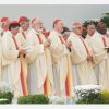 Cardinals attend an outdoor Mass celebrated by Pope Benedict XVI at the end of the World Meeting of Families in Milan earlier this month. The Pope called two extraordinary meetings with top cardinals June 23 to &quot;deepen his reflections&quot; over the leaks and its consequences.