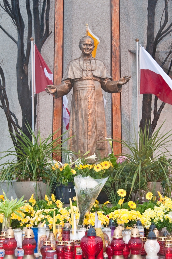 The John Paul II Monument on Roncesvalles Avenue