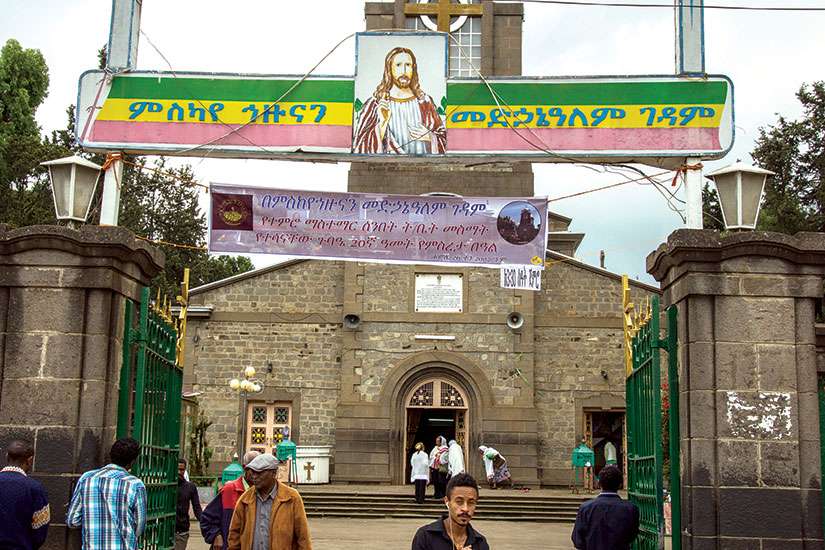 The majority of Ethiopian Christians are Orthodox, and churches like the Jesus Church in Addis Ababa are never empty.