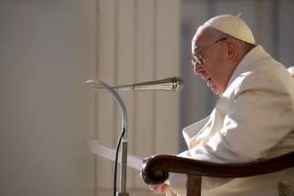 Pope Francis, speaking at his weekly general audience Nov. 23, 2022, prayed for peace in Ukraine and remembered the millions of Ukrainian victims of the 1932-33 Holodomor, a Soviet-engineered famine.