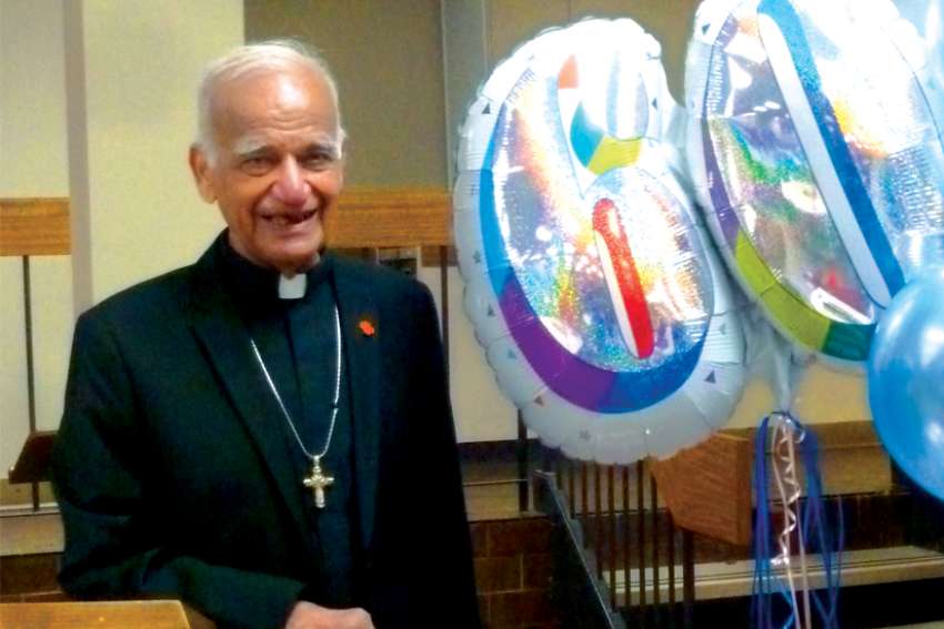 Retired Archbishop Lawrence Saldanha marked 60 years of priesthood with a celebation on Jan. 16. The former archbishop of Lahore became a Canadian citizen in 2016.