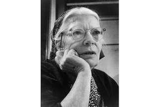 Dorothy Day, co-founder of the Catholic Worker Movement, is pictured in an undated photo. Cardinal Timothy M. Dolan of New York has opened the canonical inquiry on the life of the social justice advocate, the archdiocese announced April 19.