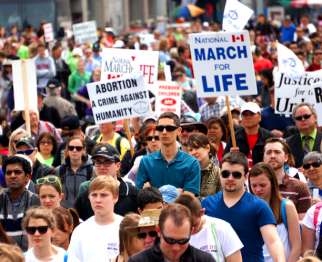 Organizers estimated that more than 23,000 marchers joined the annual March for Life on May 8.
