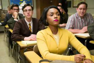 Janelle Monae stars in a scene from the movie &quot;Hidden Figures.&quot;