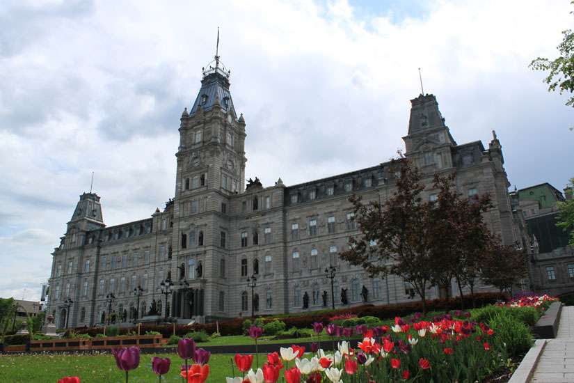 The Quebec Parliament is pictured in Quebec City in 2014. As Quebec&#039;s new end-of-life care law will come into effect in December, a first palliative care facility announced that it will be offering medically induced death.