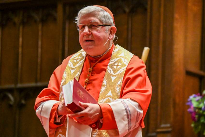 Cardinal Thomas Collins preaches at the concluding liturgy for the Week of Prayer for Christian Unity in Toronto.