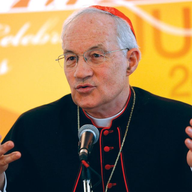 Cardinal Marc Ouellet at the International Eucharistic Congress in Quebec City in 2008.