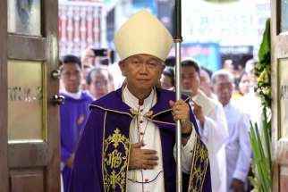 Bishop Broderick Pabillo, apostolic administrator of Manila, Philippines, is pictured in a 2015 photo. Bishop Pabillo announced July 23, 2020, that he had tested positive for COVID-19, appeared to be asymptomatic and was undergoing mandatory self-isolation.