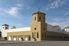The new Sacred Heart Church in Strathmore, Alta., set to open next year, will be a retrofitted IGA store in the town’s downtown.