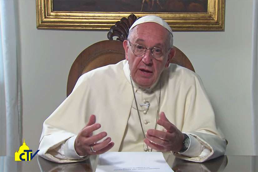 In a video messaged transmitted on Armenian television, Pope Francis talks about his upcoming trip to the nation.
