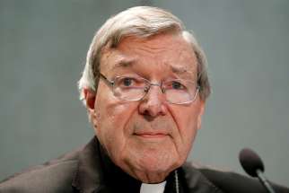 Cardinal Pell is pictured in a June 29, 2017, photo at the Vatican. 