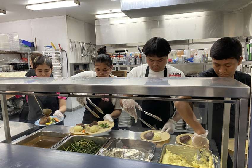 Over 550,000 meals were served at the five Mustard Seed locations across Alberta and British Columbia in 2022, including this shelter in downtown Calgary. That is expected to grow exponentially this year.