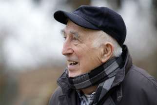Jean Vanier, founder of the L&#039;Arche communities, is pictured in a Feb. 17, 2015, photo.