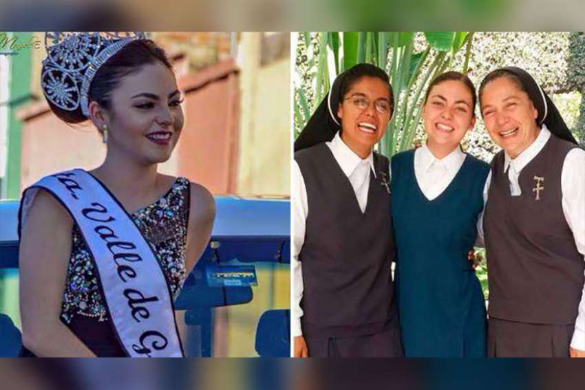 Esmeralda Solís Gonzáles, who won the beauty crown in her hometown of Valle de Guadalupe in 2016, decided to follow her calling and join the Poor Clare Missionaries of the Blessed Sacrament.