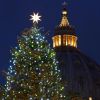 A Christmas tree decorates St. Peter&#039;s Square after a lighting ceremony at the Vatican Dec. 14. The 78-foot silver fir tree is from the Italian province of Isneria.