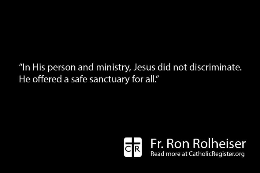 Churches must be a sanctuary for all