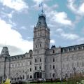 The Parliament Building in Quebec City, Quebec.